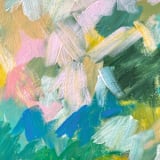 "Felicity #2" - Original Painting in blue by Amy Mullen
