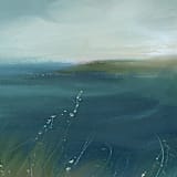 "Misty Bay" - Original Painting in multicolorassorted-colors by Lindsay Megahed