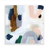 "Winter Abstract" - Original Painting in multicolorassorted-colors by Lindsay Megahed