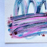"calantha" - Original Painting in multicolorassorted-colors by bari wieselman schulman