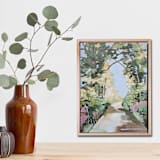 "Take Me Here" - Original Painting in multicolor by AlisonJerry