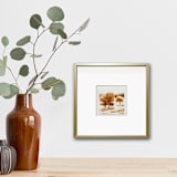 "Country Trees I" - Original Painting in brown by AlisonJerry