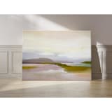 "Viola Island Shore" - Original Painting in purple by Shina Choi