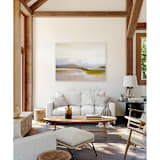 "Viola Island Shore" - Original Painting in purple by Shina Choi