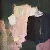 "“The Beautiful Tension” - 16.5 x 19.5 - Original Painting" - Original Painting in multicolor by Sarah Mankin