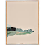 "Foggy Beach Diptych (Art Pair)" - Original Painting in multicolorassorted-colors by Caryn Owen