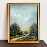 "Path at Sunset" - Original Painting in multicolorassorted-colors by Sara Swanson