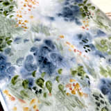 "Meadow Blooms framed original painting" - Original Painting in multicolor by Holly Whitcomb