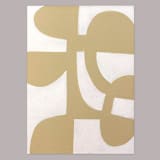 "First Impressions Original Artwork" - Original Painting in beige by Ilana Greenberg