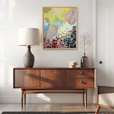 "Breezy Trees" - Original Painting in green by Shina Choi