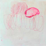 "set your secrets free" - Original Painting in pink by tina johnson