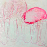 "set your secrets free" - Original Painting in pink by tina johnson