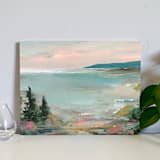 "Coastal Hike" - Original Painting in multicolor by Lindsay Megahed