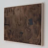 "In The Past" - Original Painting in brown by Jennifer Daily