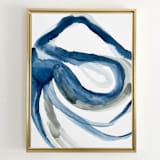 "Summer Cell 2" - Original Painting in blue by Mary Gaspar