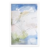 "Blue Spring Rain" - Original Painting in blue by AlisonJerry