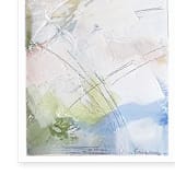 "Blue Spring Rain" - Original Painting in blue by AlisonJerry