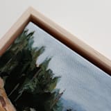"New Mexico landscape 5"x7" framed" - Original Painting in multicolor by Weronika Zubek