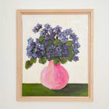 "Evolet" - Original Painting in multicolorassorted-colors by CONNIE COLLUM