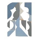 "Silver Linings" - Original Painting in gray by cyrille gulassa