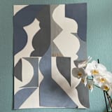 "Silver Linings" - Original Painting in gray by cyrille gulassa