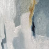 "Frosted Magnolia" - Original Painting in blue by Nicoletta Savod