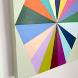 "Eighteen" - Original Painting in multicolor by melanie mikecz