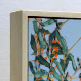 "Orangerie" - Original Painting in orange by Lottie Aldarwish