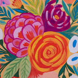 "Garden Tapestry painting" - Original Painting in multicolorassorted-colors by Alexandra Dzh