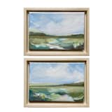 "Sweet Summer Grass Set" - Original Painting in green by AlisonJerry