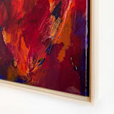 "Passionate Heart Pair" - Original Painting in red by Jessalin Beutler