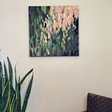 "Laurel Rain" - Original Painting in green by Melissa Stone Mangham