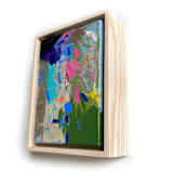 "Rain In The Garden" - Original Painting in multicolor by Jessalin Beutler
