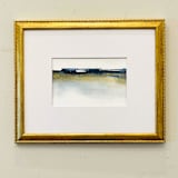 "On the Edge of Possibility" - Original Painting in gold by Golden Lines and Silver Linings