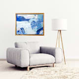 "Transparency II" - Original Painting in blue by AlisonJerry