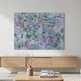 ""Let the Garden Grow Wild" - 48 x 36 - Original Painting" - Original Painting in multicolor by Sarah Mankin