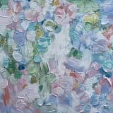 ""Let the Garden Grow Wild" - 48 x 36 - Original Painting" - Original Painting in multicolor by Sarah Mankin