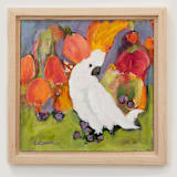 "Florrie" - Original Painting in multicolorassorted-colors by CONNIE COLLUM