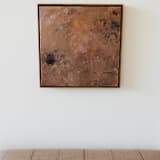 "limestone" - Original Painting in black by whitney schlander