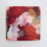 "Crimson" - Original Painting in red by Parima Studio