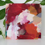 "Crimson" - Original Painting in red by Parima Studio
