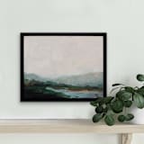 "Milford Sound" - Original Painting in green by Wendy Keller