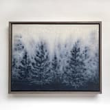 "Midnight Veil II" - Original Painting in blue by Holly Whitcomb