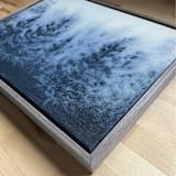 "Midnight Veil II" - Original Painting in blue by Holly Whitcomb