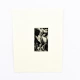 "Etching 3" - Original Painting in black by Dana Williamowsky