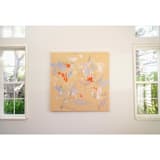 "Haze of Poppy Bloom" - Original Painting in beige by Shina Choi