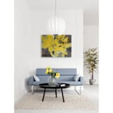 "Fog and Fire" - Original Painting in yellow by Jessalin Beutler