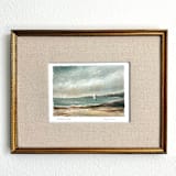 "Summer at Sea" - Original Painting in blue by Sara Swanson