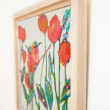 "Friends" - Original Painting in multicolorassorted-colors by CONNIE COLLUM