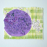 "Picture Perfect Lilac Picnic" - Original Painting in purple by Janie Allen